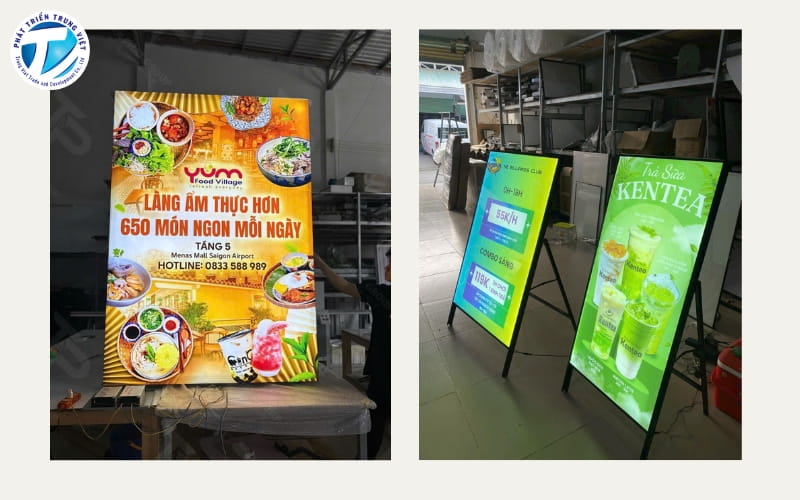 Tranh điện quảng cáo, có thể kết hợp làm tranh điện dạng standee
